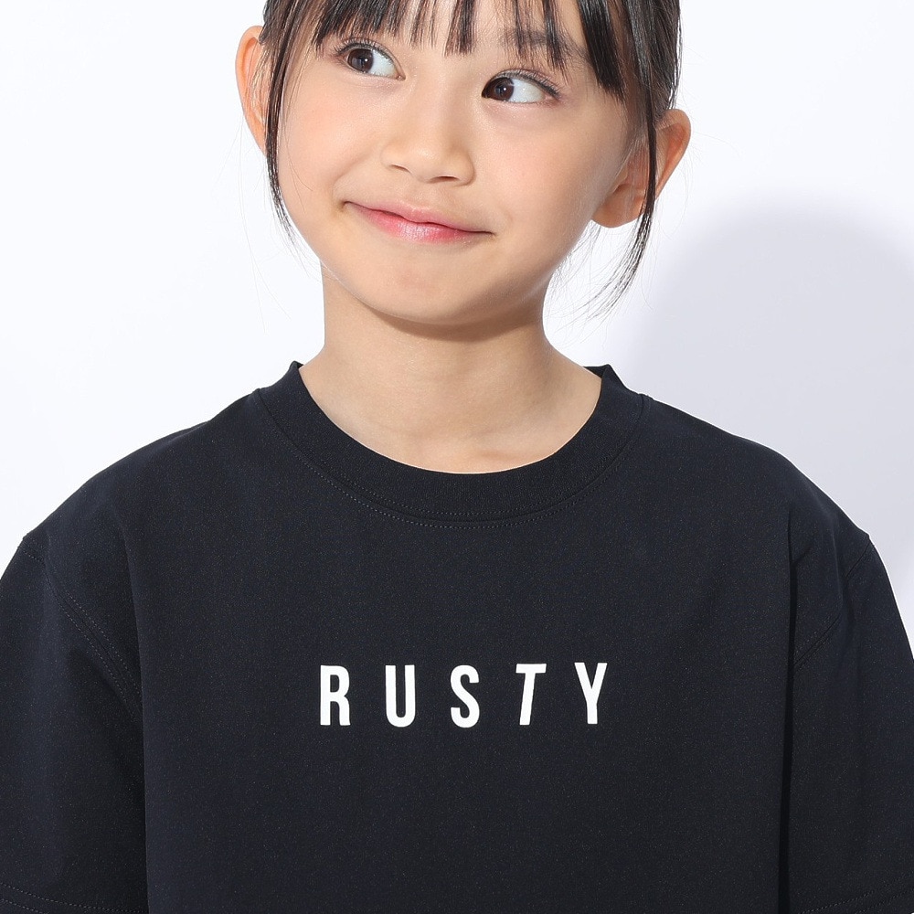 ラスティ（RUSTY）（キッズ）半袖Tシャツ 964465BLK