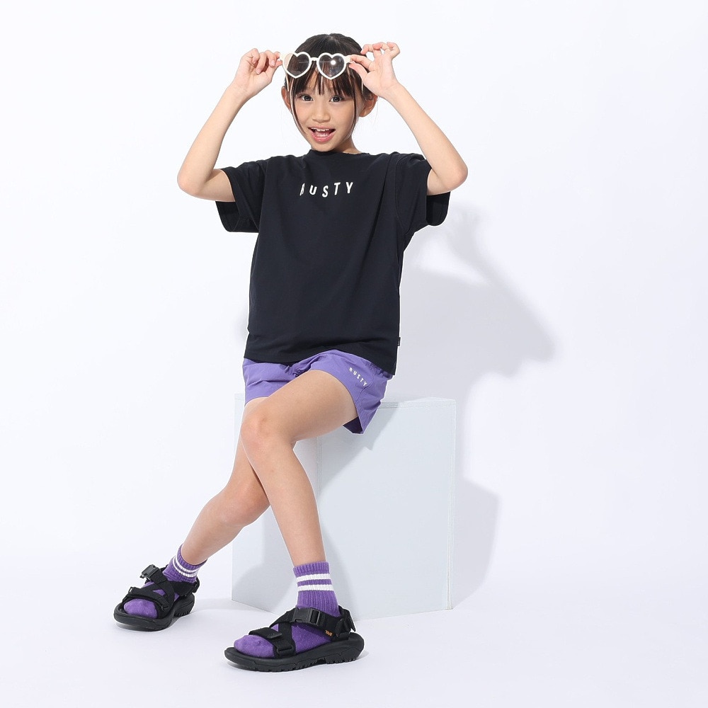 ラスティ（RUSTY）（キッズ）半袖Tシャツ 964465BLK