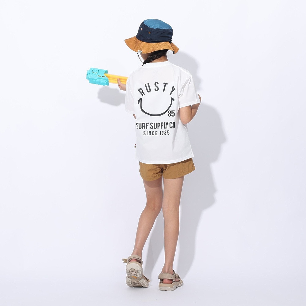 ラスティ（RUSTY）（キッズ）半袖Tシャツ 964465WBK