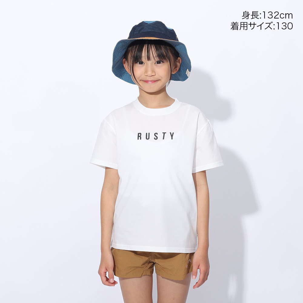 ラスティ（RUSTY）（キッズ）半袖Tシャツ 964465WBK