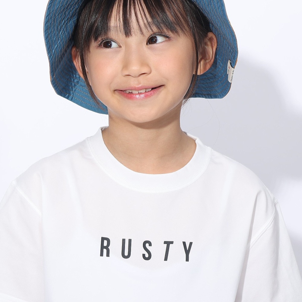 ラスティ（RUSTY）（キッズ）半袖Tシャツ 964465WBK