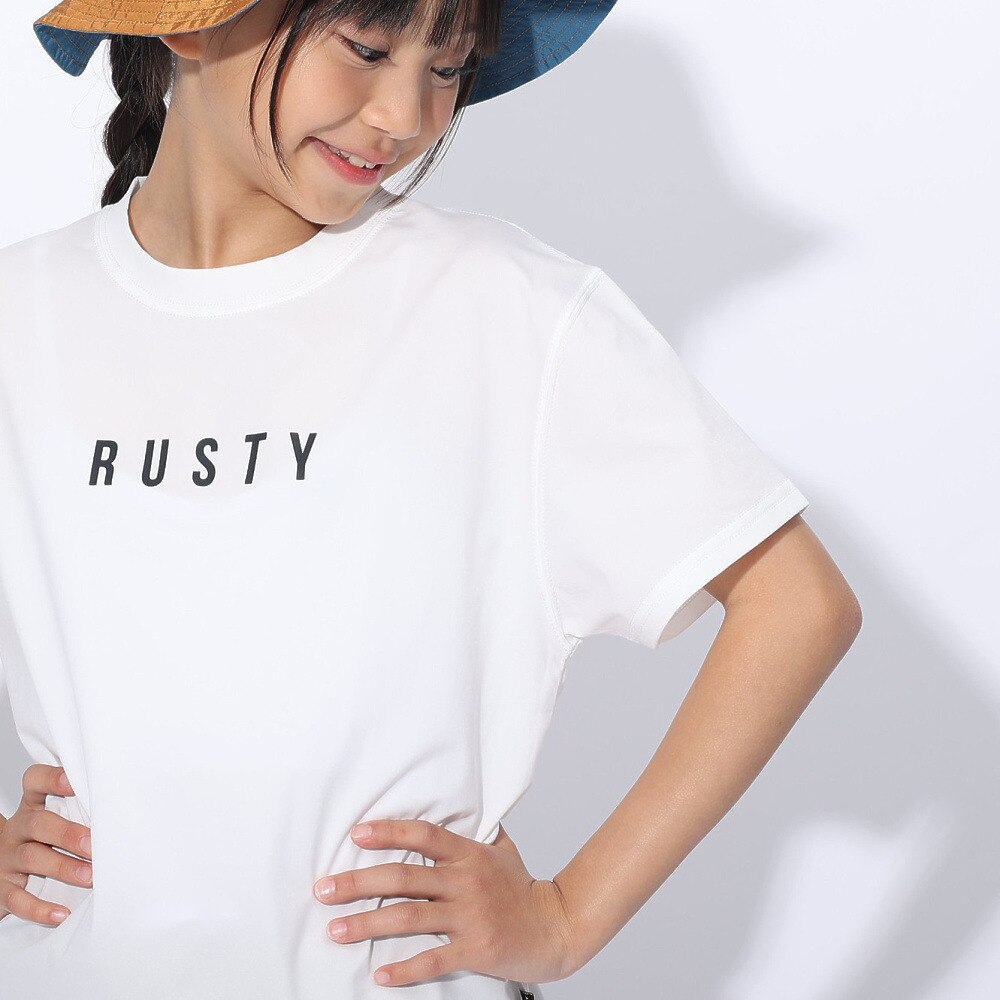 ラスティ（RUSTY）（キッズ）半袖Tシャツ 964465WBK