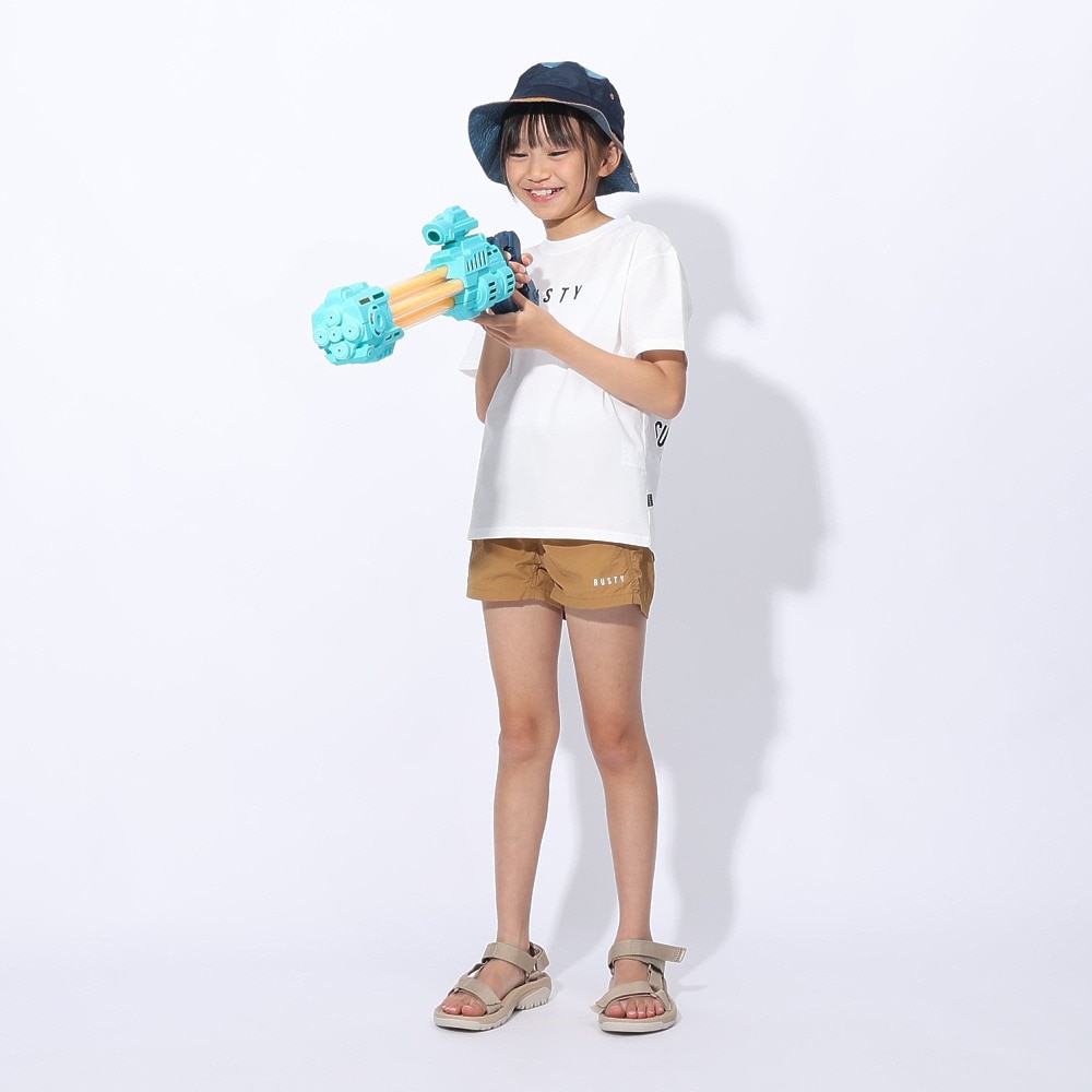 ラスティ（RUSTY）（キッズ）半袖Tシャツ 964465WBK