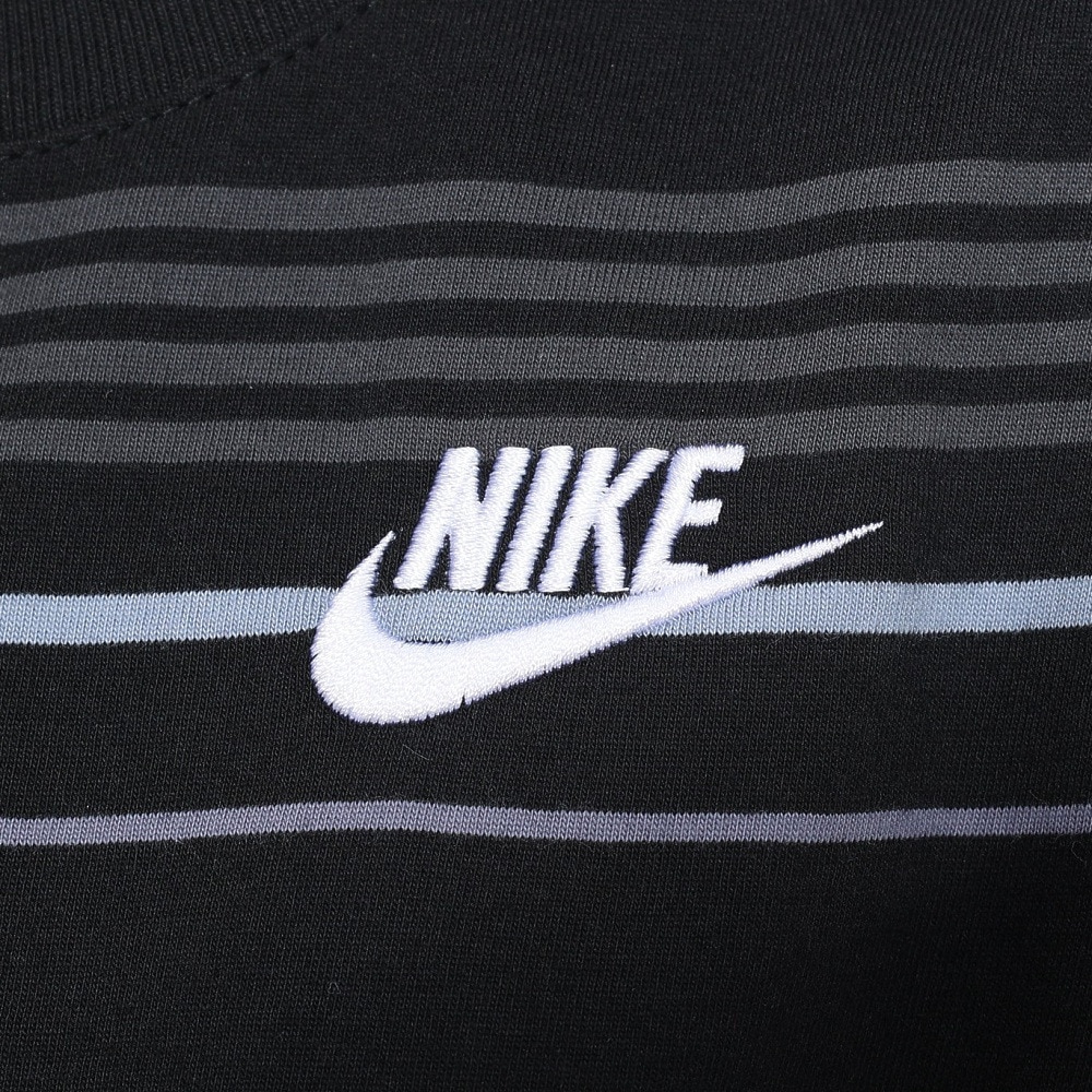 ナイキ（NIKE）（キッズ）ユース NSW クラブ ストライプ 半袖Tシャツ FJ6348-011