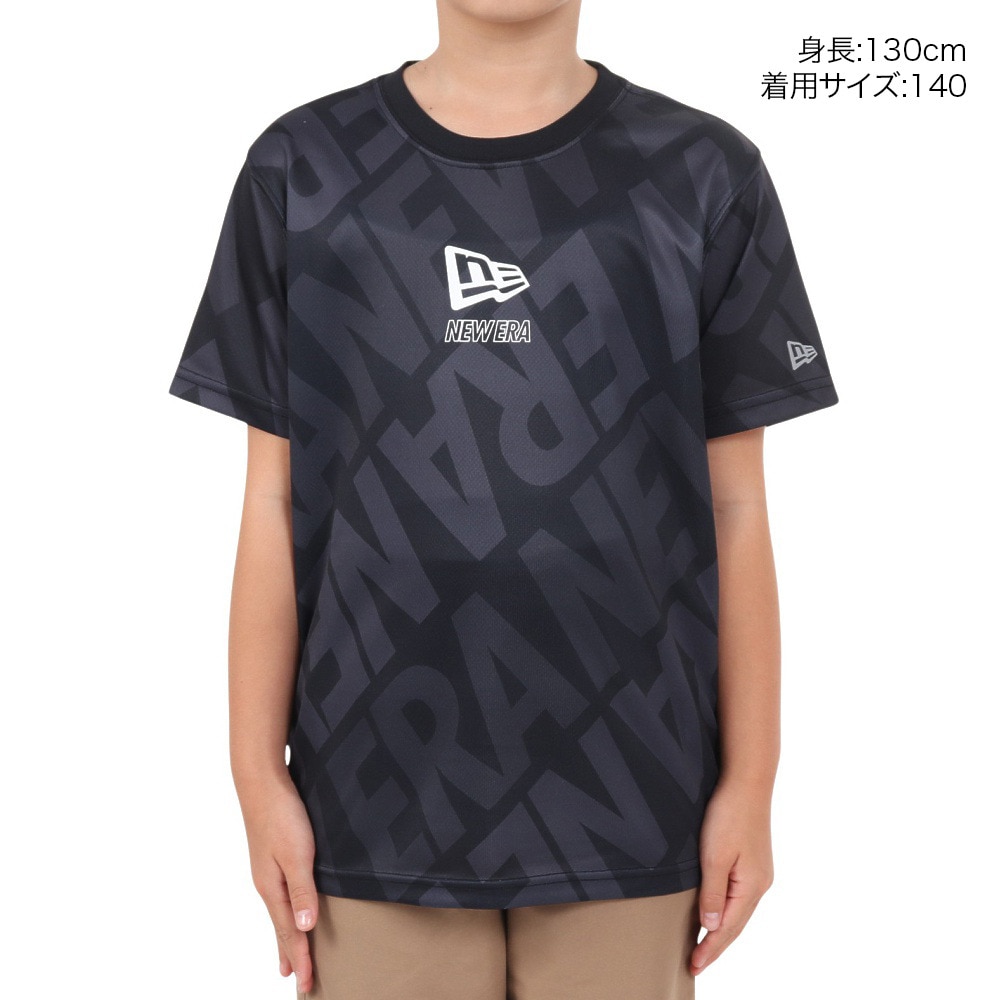 ニューエラ（NEW ERA）（キッズ）YTH TCTEE AOP 半袖Tシャツ BK 14311380