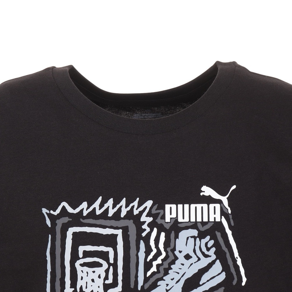 プーマ（PUMA）（キッズ）ジュニア グラフィックス イヤー オブ スポーツ Tシャツ 681333 01 BLK