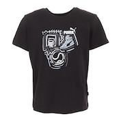 (キッズ)ジュニア グラフィックス イヤー オブ スポーツ Tシャツ 681333 01 BLK