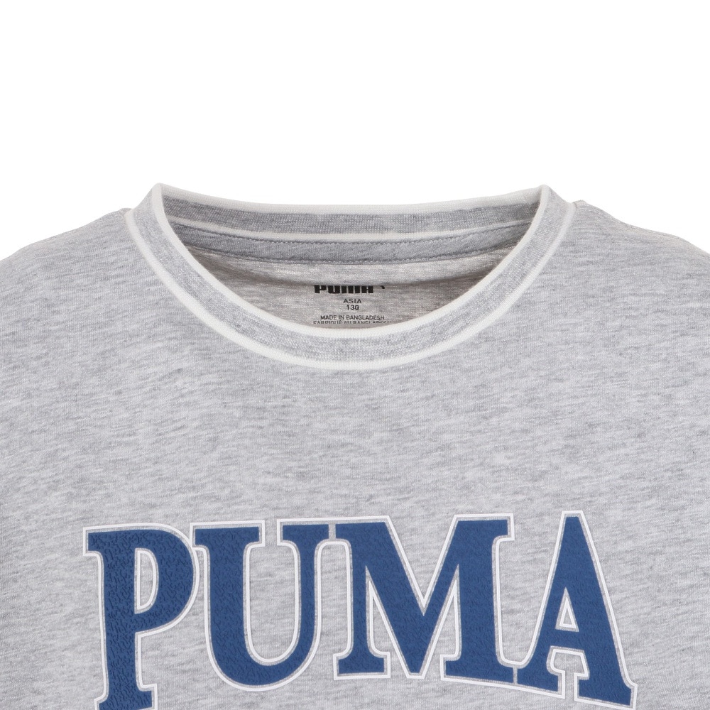プーマ（PUMA）（キッズ）ジュニア SQUAD Tシャツ 681398 04 GRY