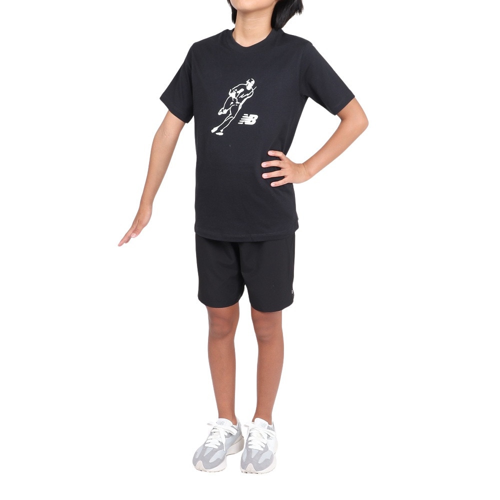 ニューバランス（new balance）（キッズ）Shohei Ohtani ジュニアTシャツ 大谷翔平 YT41738BK