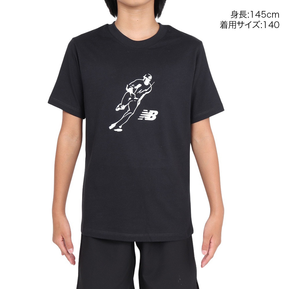 ニューバランス（new balance）（キッズ）Shohei Ohtani ジュニアTシャツ 大谷翔平 YT41738BK