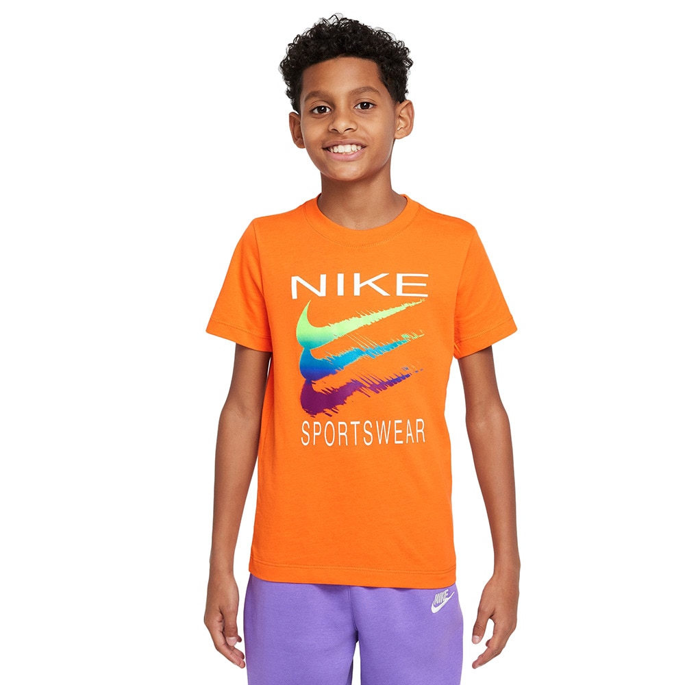 ナイキ（NIKE）（キッズ）ジュニア NSW BRANDMARK 2 半袖Tシャツ HM5853-819