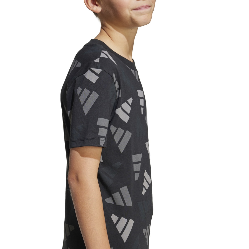 アディダス（adidas）（キッズ）ジュニア シーズナル エッセンシャルズ ロゴ セレブレーション 半袖Tシャツ KQG76-JC7749