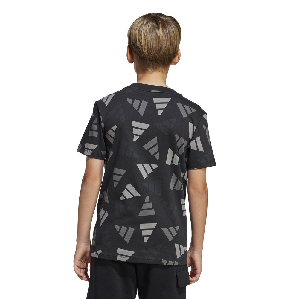 アディダス（adidas）（キッズ）ジュニア シーズナル エッセンシャルズ ロゴ セレブレーション 半袖Tシャツ KQG76-JC7749
