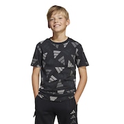 (キッズ)ジュニア シーズナル エッセンシャルズ ロゴ セレブレーション 半袖Tシャツ KQG76-JC7749