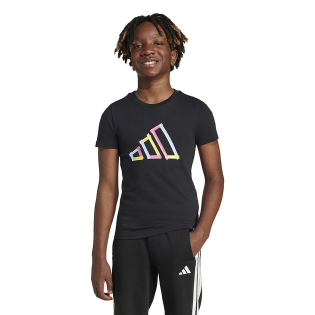 アディダス（adidas）（キッズ）キッズ テックロゴ グラフィック半袖T 