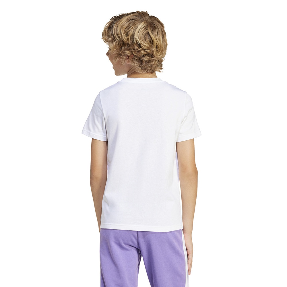 アディダス（adidas）（キッズ）キッズ テックロゴ グラフィック半袖Tシャツ KRU68-JD4638