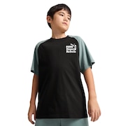 (キッズ)ボーイズ ミッド90S グラフィック 半袖 Tシャツ II B 687804 01 BLK