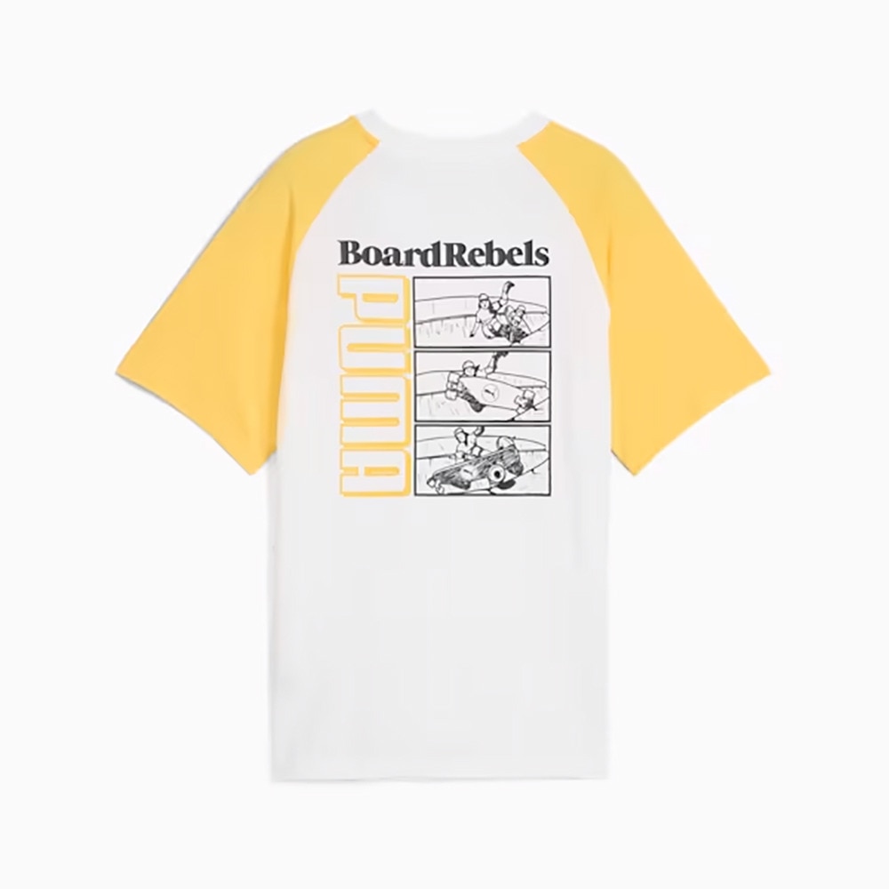 プーマ（PUMA）（キッズ）ボーイズ ミッド90S グラフィック 半袖 Tシャツ II B 687804 02 WHT