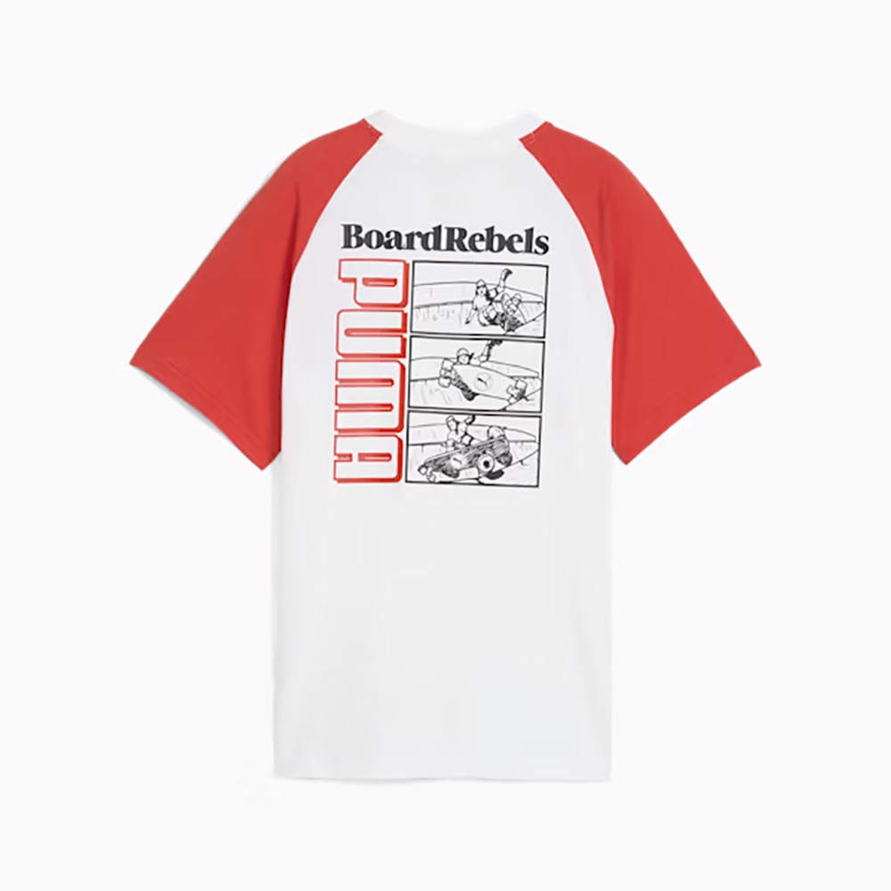 プーマ（PUMA）（キッズ）ボーイズ ミッド90S グラフィック 半袖 Tシャツ II B 687804 52 WHT