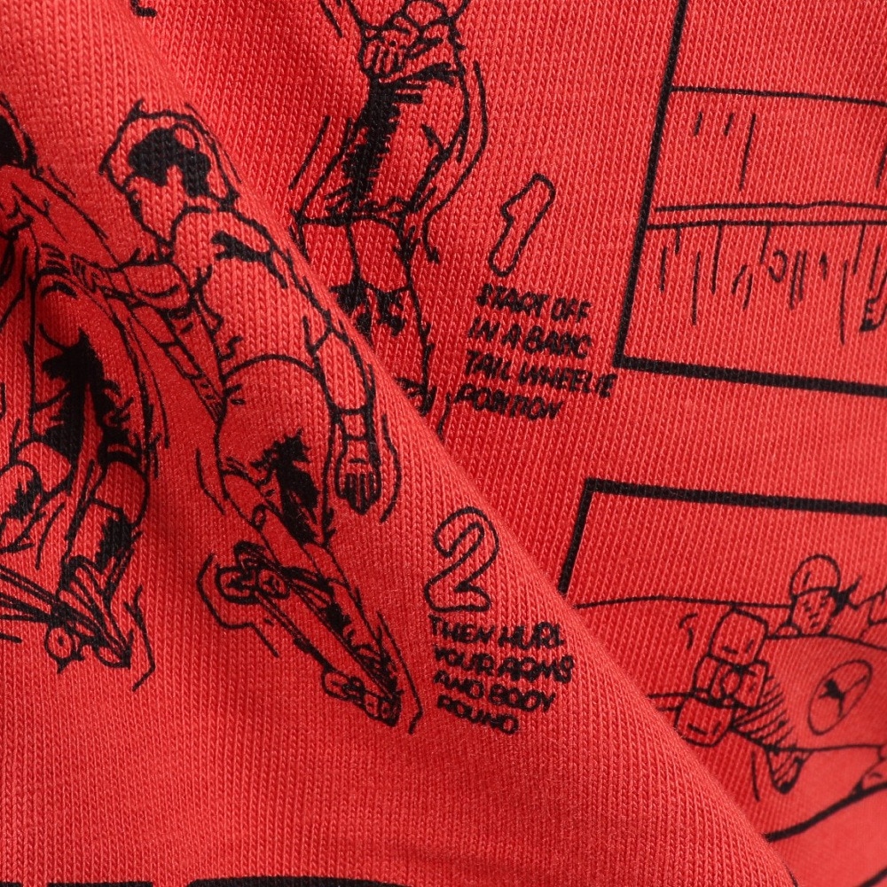 プーマ（PUMA）（キッズ）ジュニア ミッド 90S AOP 半袖Tシャツ 687845 15 RED