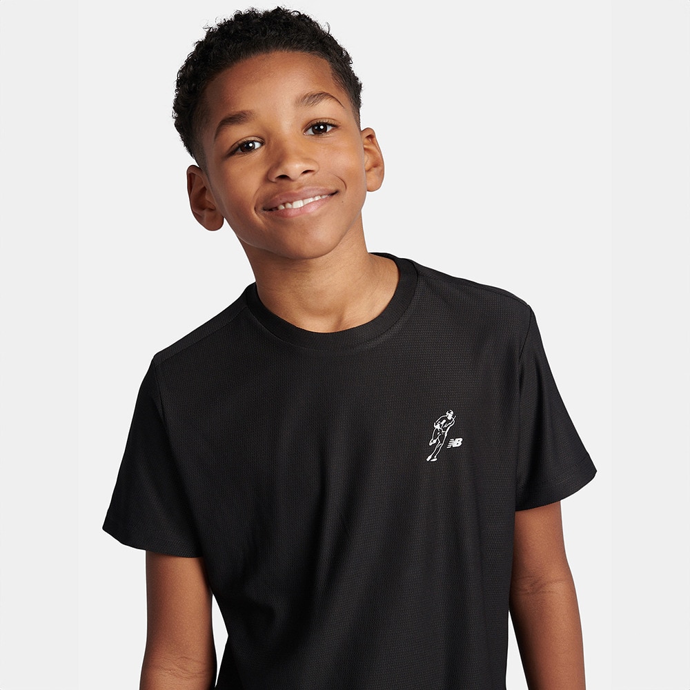 ニューバランス（new balance）（キッズ）キッズ Shohei Ohtan グラフィック 半袖Tシャツ LAKB0354BK