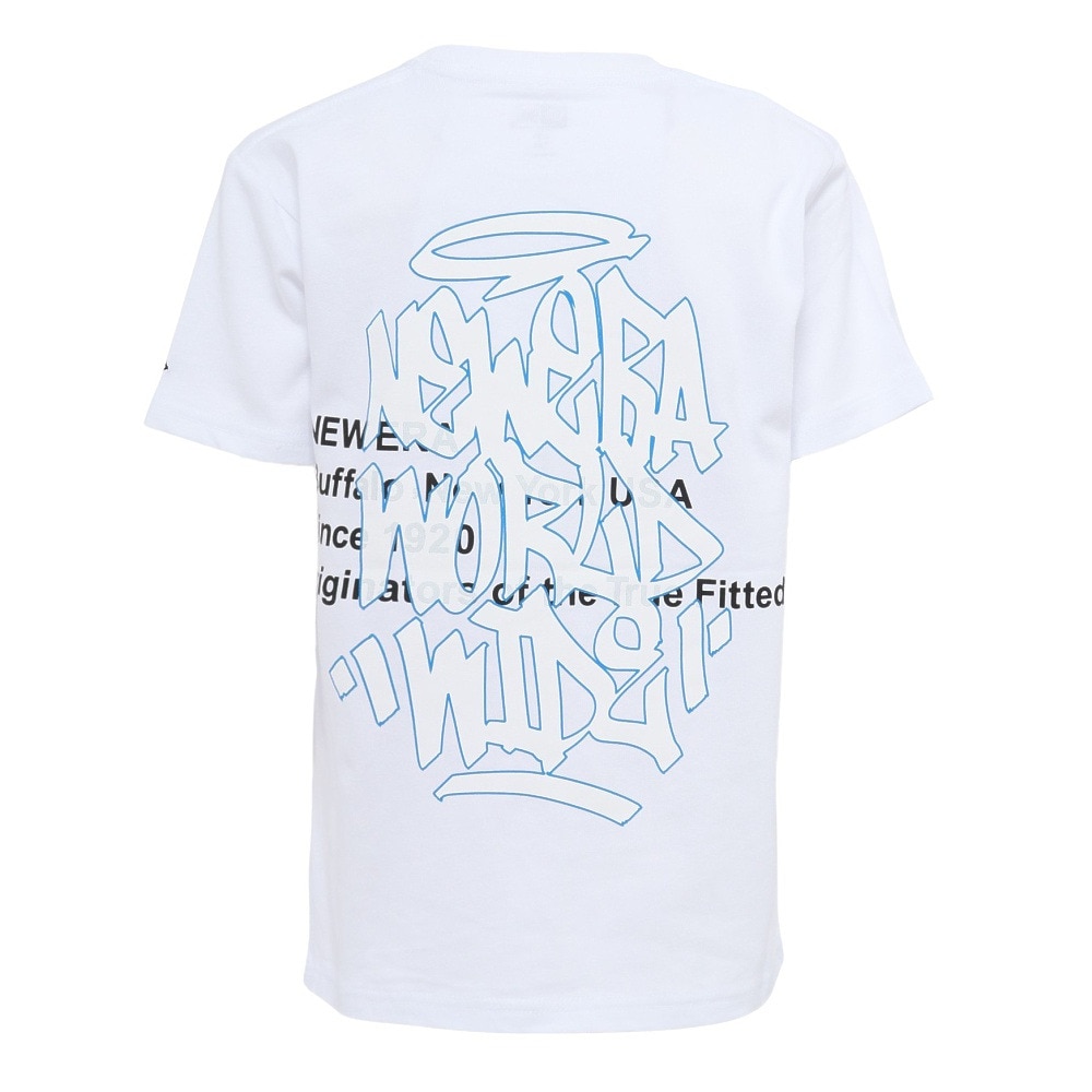 ニューエラ（NEW ERA）（キッズ）ジュニア 半袖 コットン Tシャツ Graffiti WHI 14414383