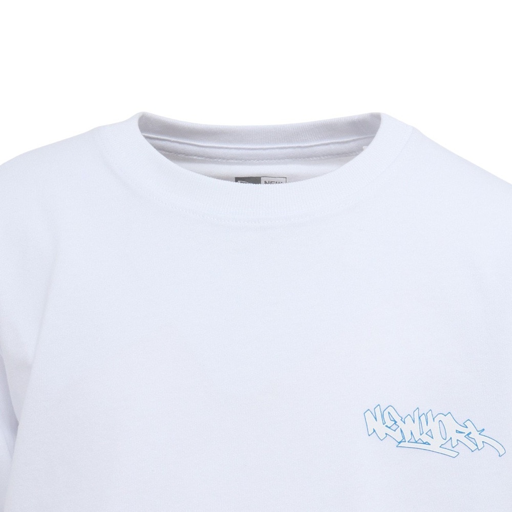 ニューエラ（NEW ERA）（キッズ）ジュニア 半袖 コットン Tシャツ Graffiti WHI 14414383
