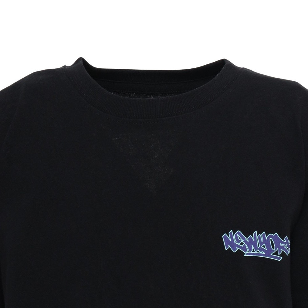 ニューエラ（NEW ERA）（キッズ）ジュニア 半袖 コットン Tシャツ Graffiti BLK 14414385