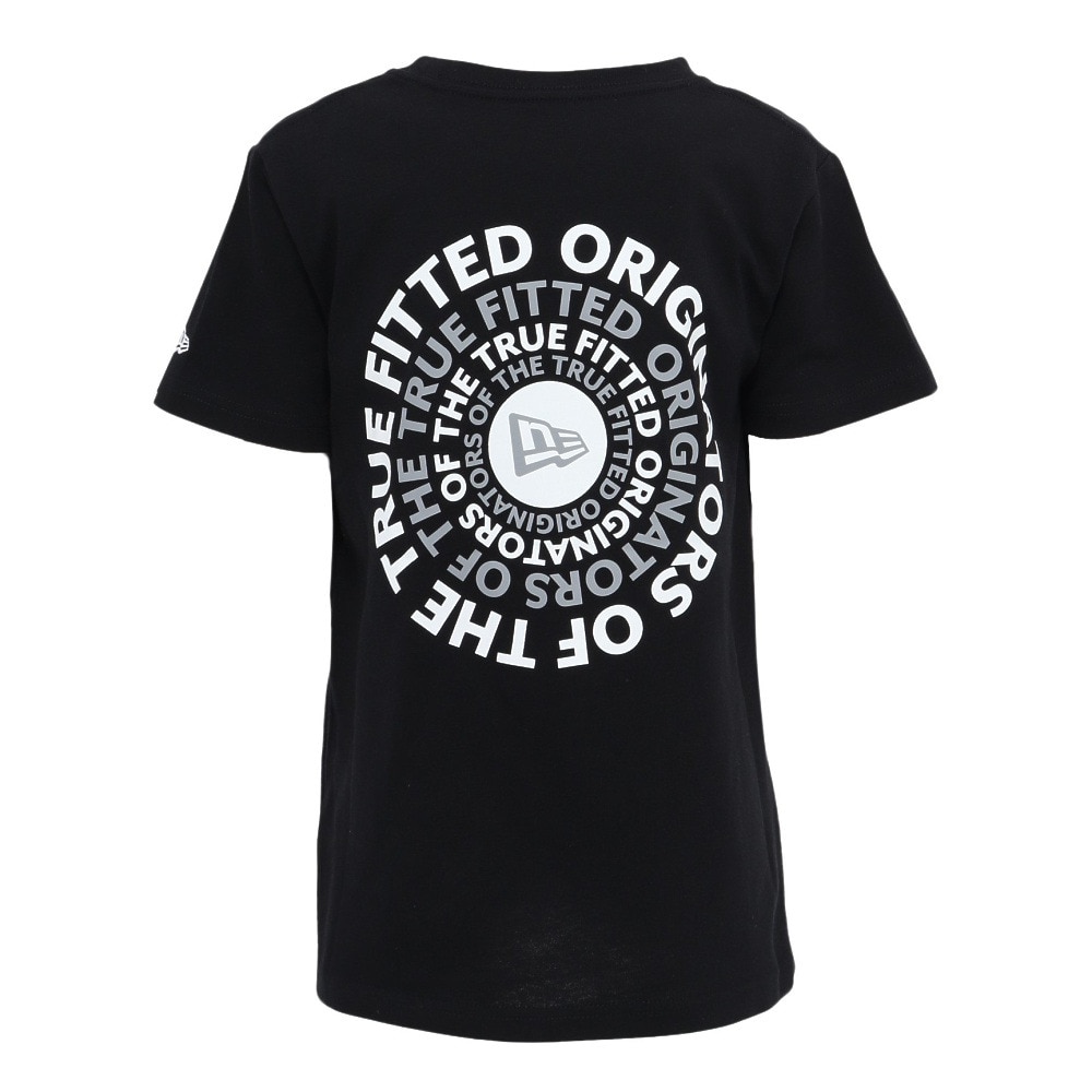 ニューエラ（NEW ERA）（キッズ）ジュニア 半袖 コットン Tシャツ Circle OOTTF BLK 14414391