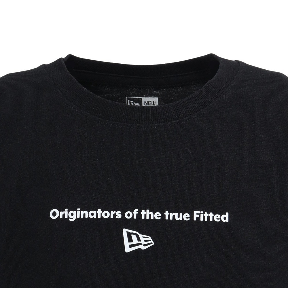 ニューエラ（NEW ERA）（キッズ）ジュニア 半袖 コットン Tシャツ Circle OOTTF BLK 14414391