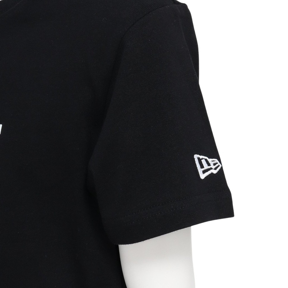 ニューエラ（NEW ERA）（キッズ）ジュニア 半袖 コットン Tシャツ Circle OOTTF BLK 14414391