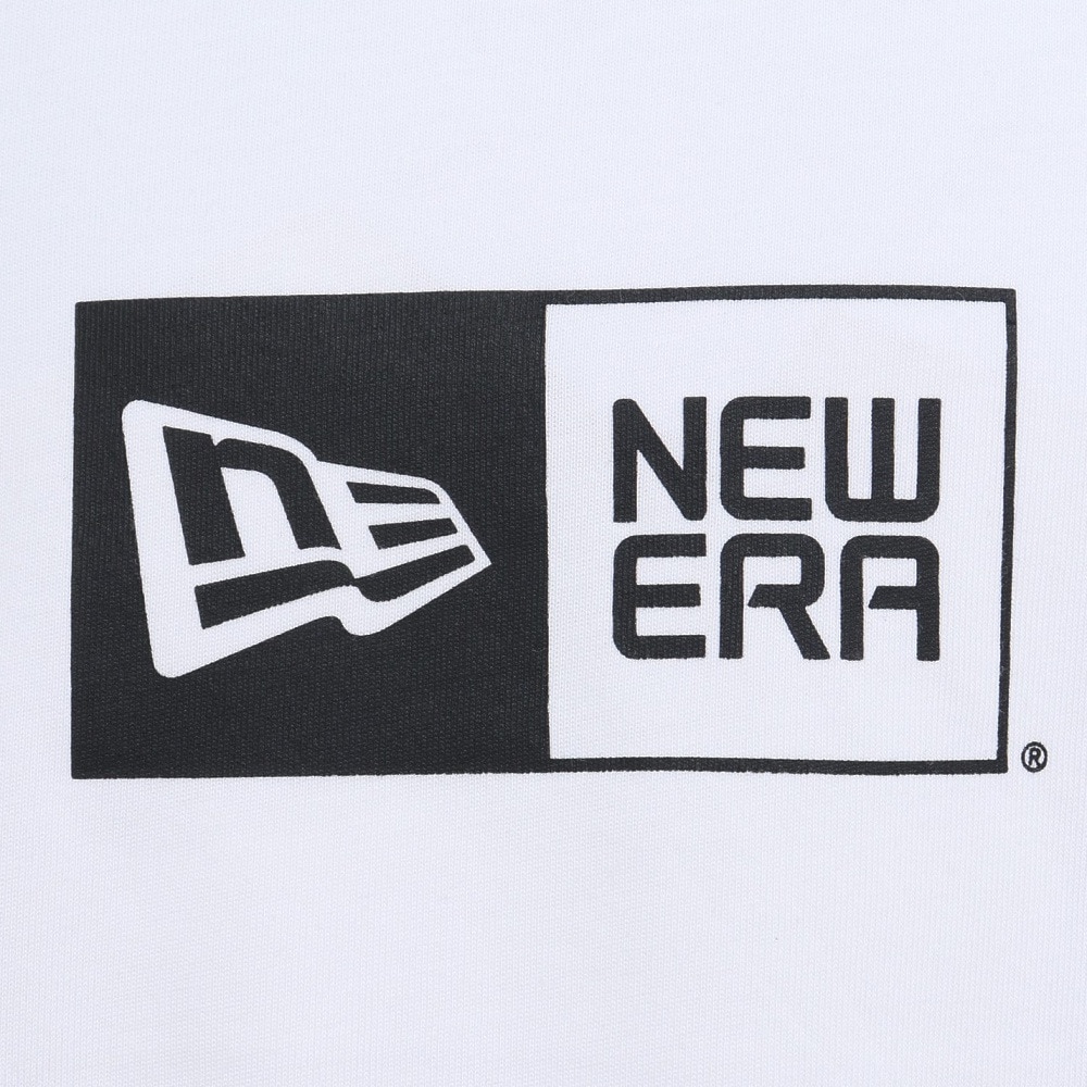 ニューエラ（NEW ERA）（キッズ）ジュニア 半袖 コットン Tシャツ ボックスロゴ WHI 14521378