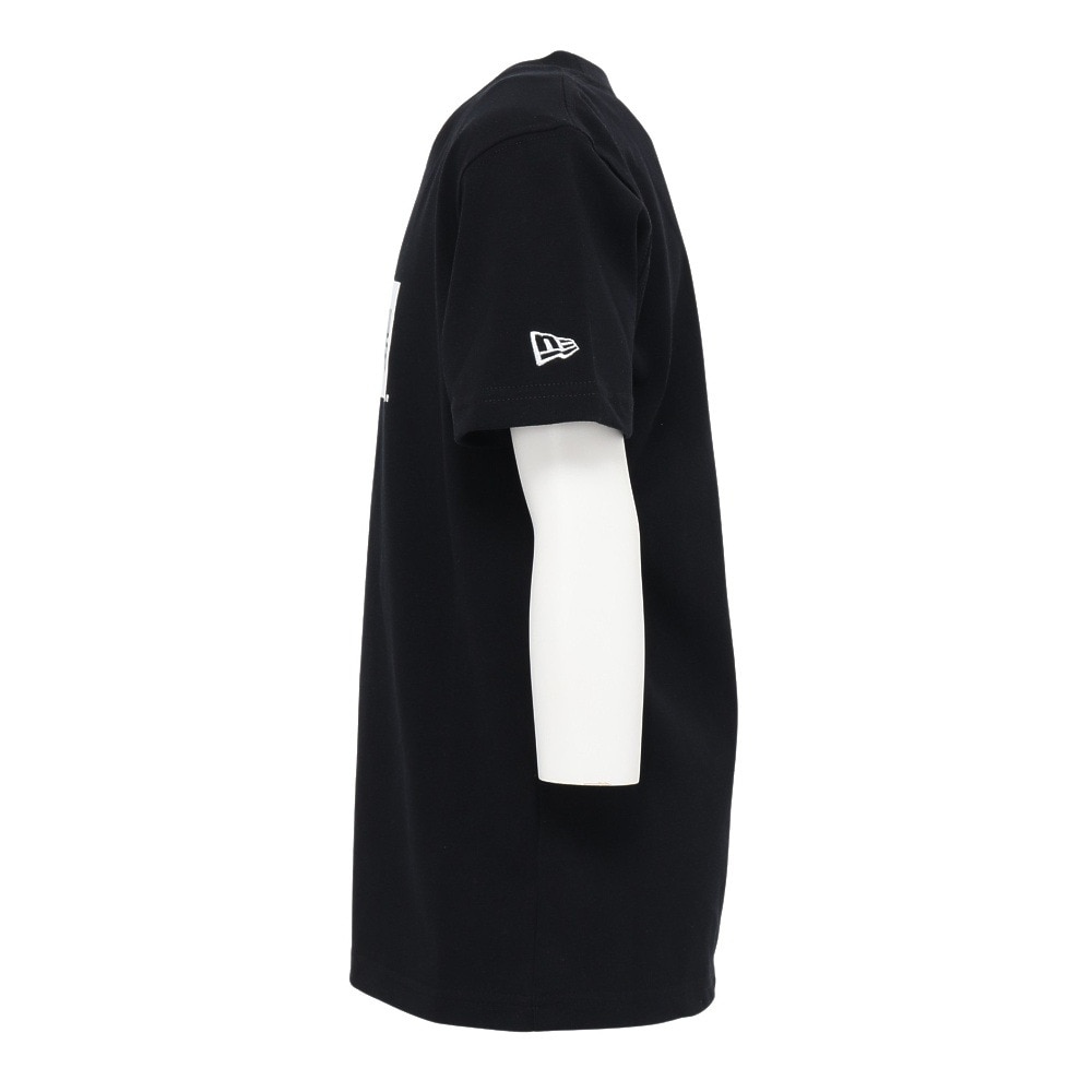 ニューエラ（NEW ERA）（キッズ）ジュニア 半袖 コットン Tシャツ ボックスロゴ BLK 14521379