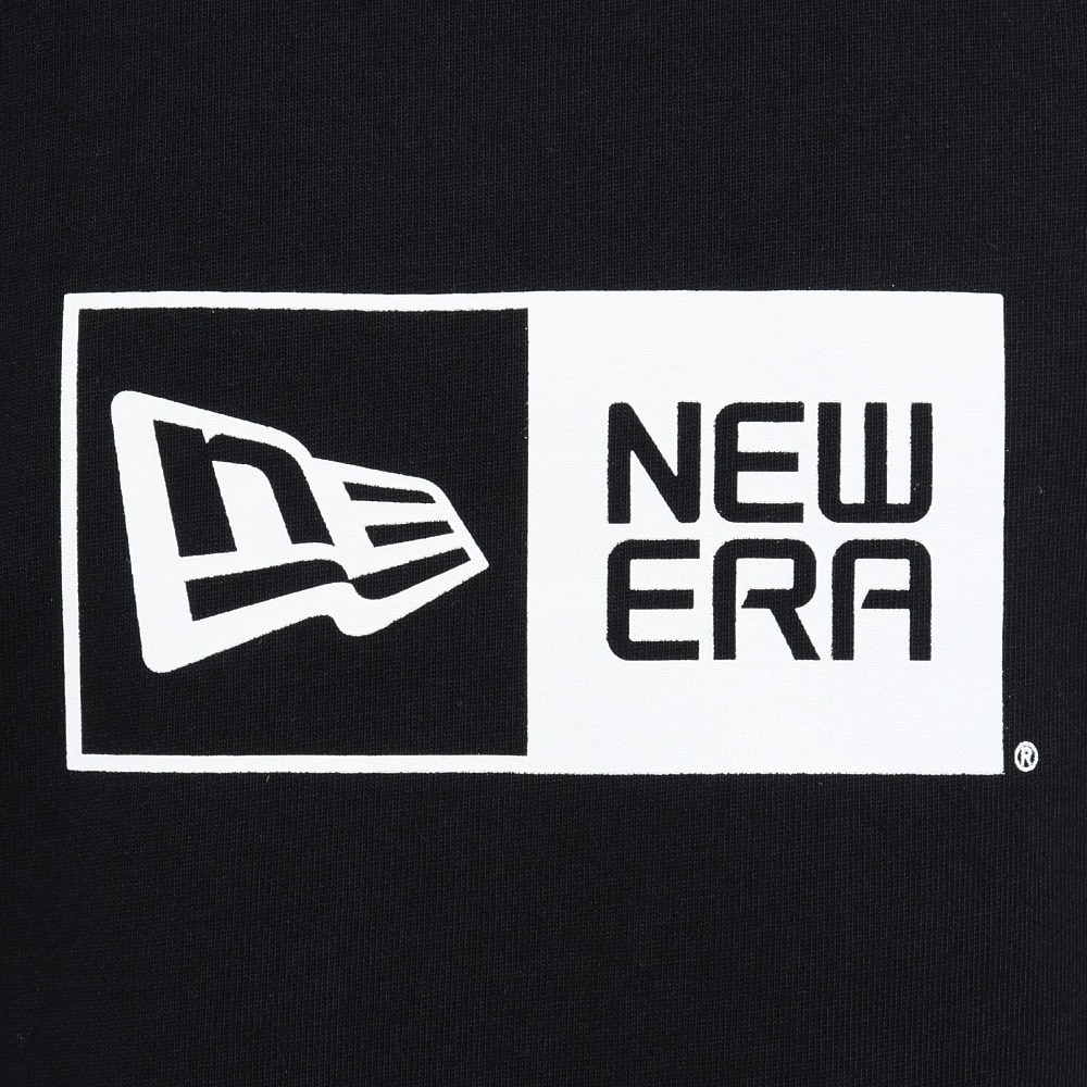 ニューエラ（NEW ERA）（キッズ）ジュニア 半袖 コットン Tシャツ ボックスロゴ BLK 14521379