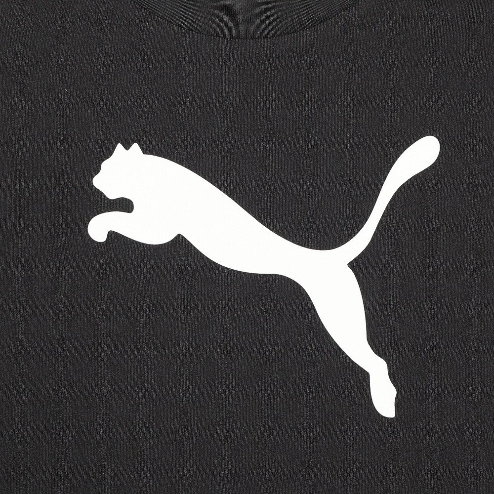 プーマ（PUMA）（キッズ）ボーイズ ESS キャット ロゴ 半袖 Tシャツ TR 687784 01 BLK