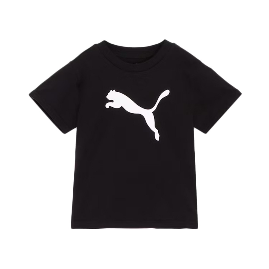 プーマ（PUMA）（キッズ）ボーイズ ESS キャット ロゴ 半袖 Tシャツ TR 687784 01 BLK