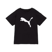 (キッズ)ボーイズ ESS キャット ロゴ 半袖 Tシャツ TR 687784 01 BLK