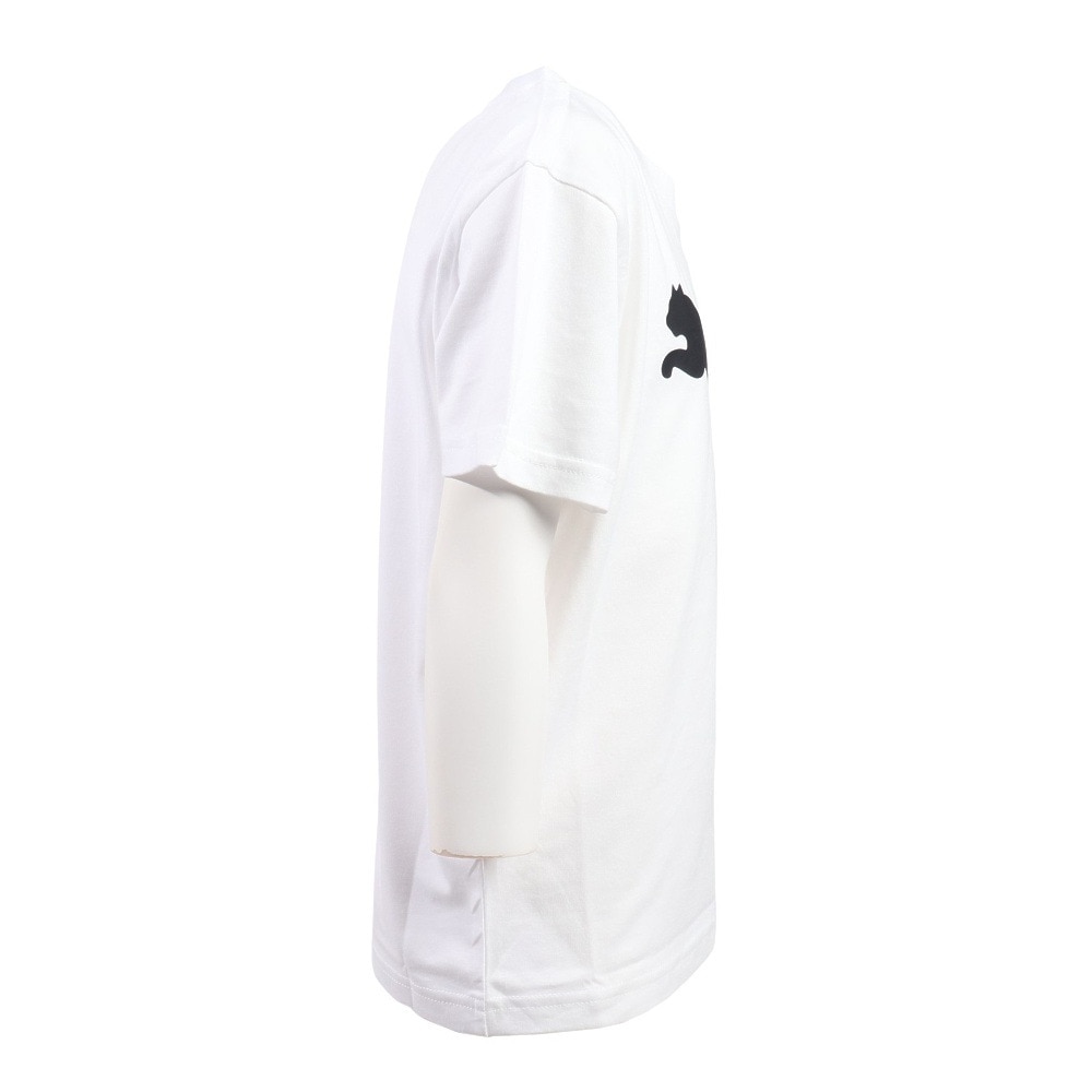 プーマ（PUMA）（キッズ）ジュニア ESS キャットロゴ 半袖Tシャツ 687784 02 WHT