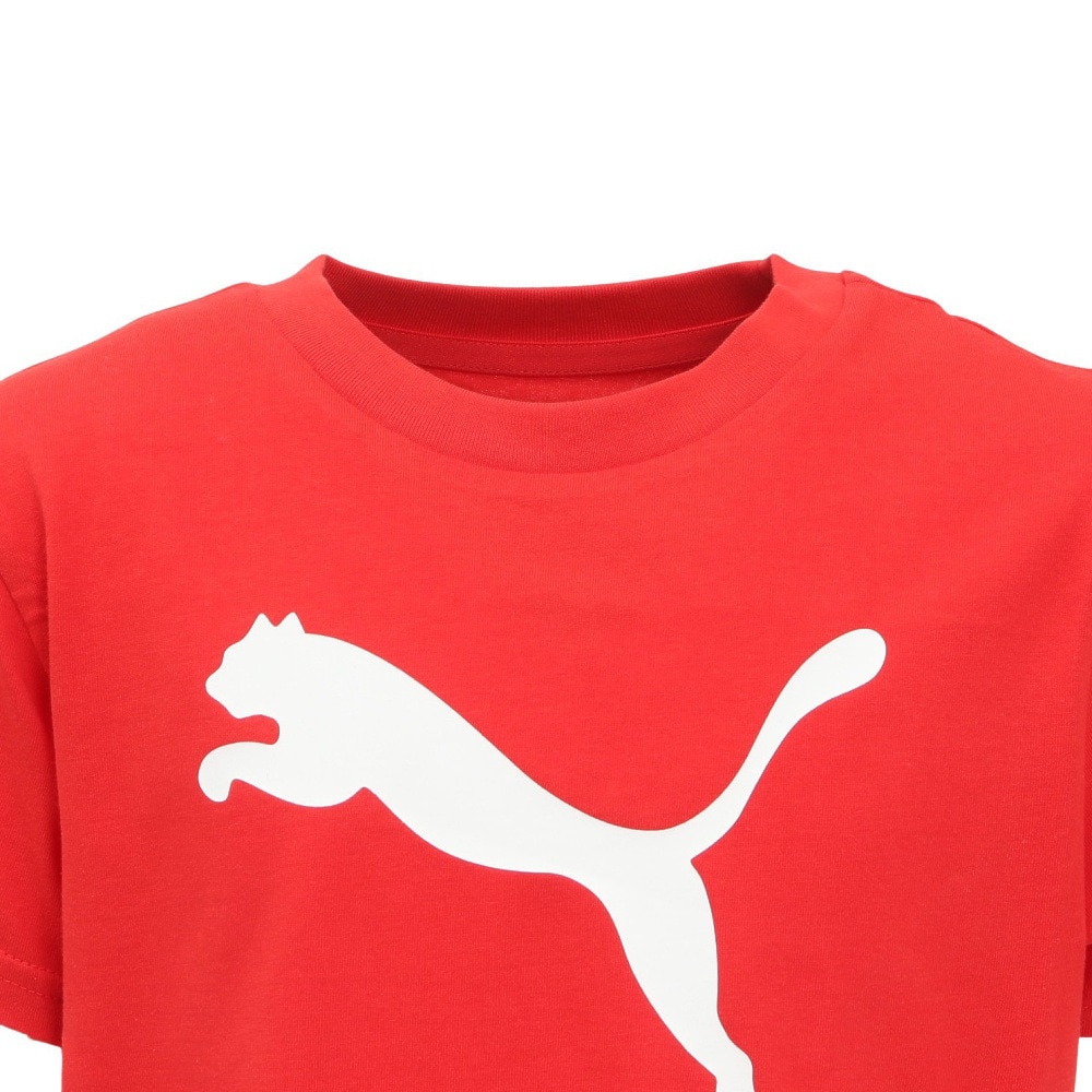 プーマ（PUMA）（キッズ）ジュニア ESS キャットロゴ 半袖Tシャツ 687784 11 RED