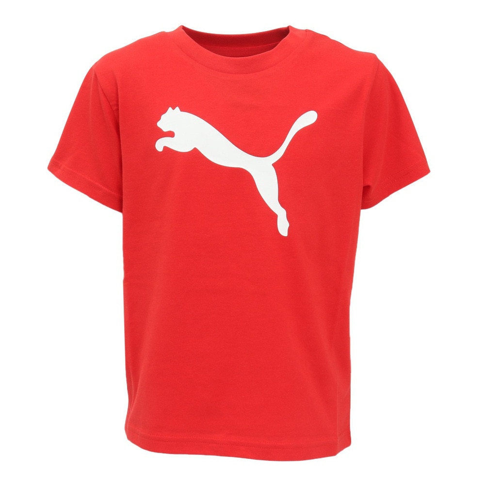 プーマ（PUMA）（キッズ）ジュニア ESS キャットロゴ 半袖Tシャツ 687784 11 RED
