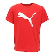 (キッズ)ジュニア ESS キャットロゴ 半袖Tシャツ 687784 11 RED