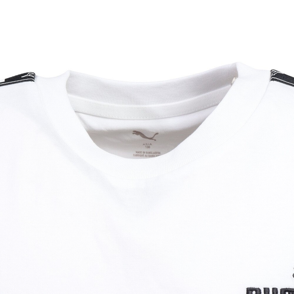 プーマ（PUMA）（キッズ）ジュニア ESS TAPE Tシャツ 687801 02 WHT