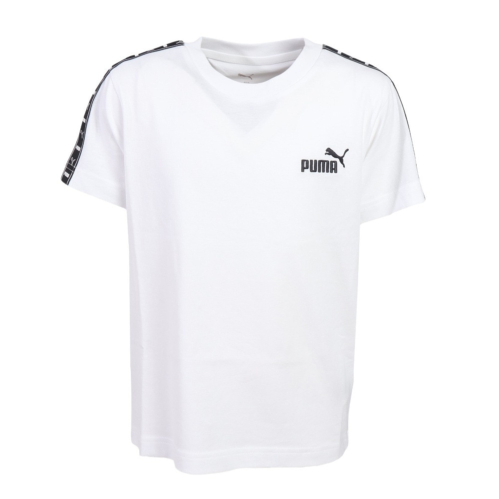 プーマ（PUMA）（キッズ）ジュニア ESS TAPE Tシャツ 687801 02 WHT