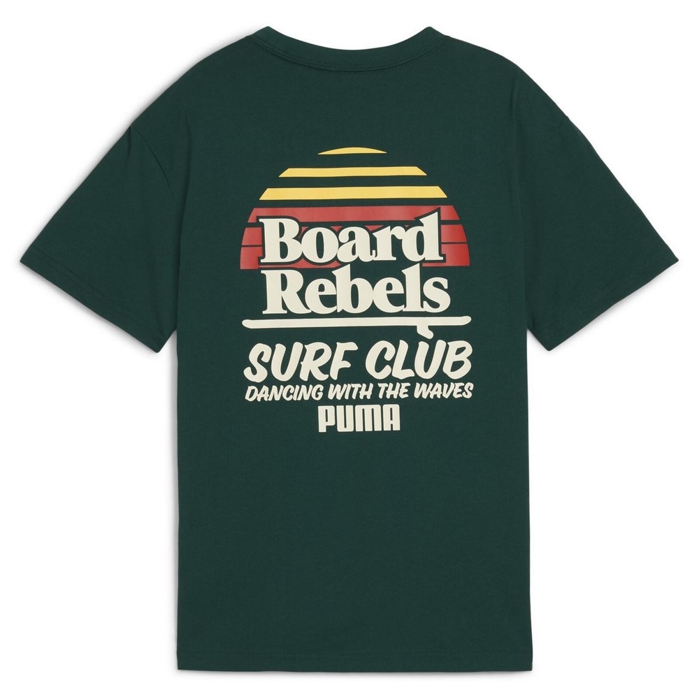 プーマ（PUMA）（キッズ）ジュニア MID90S グラフィック 半袖Tシャツ 687838 60 DGRN