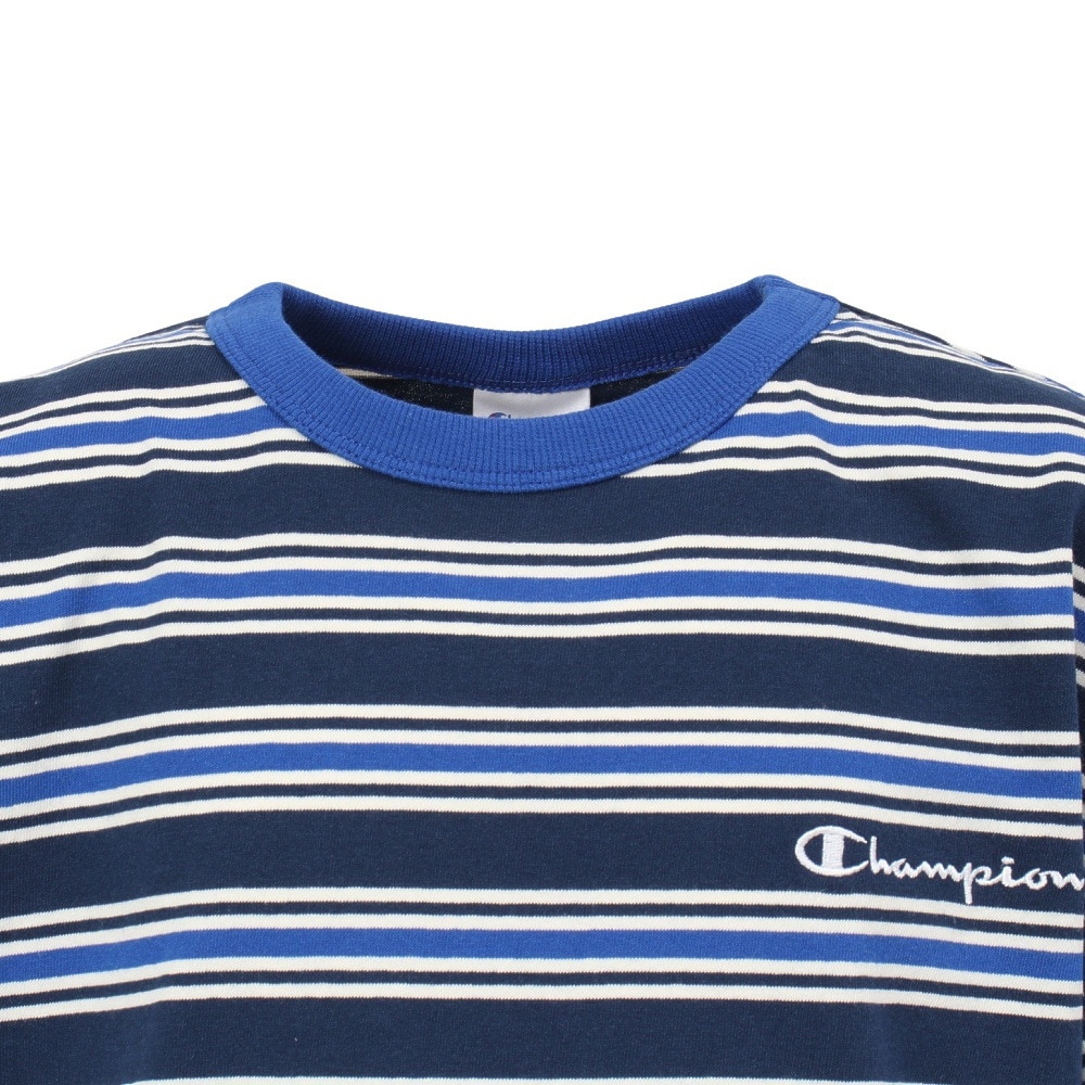 チャンピオン（CHAMPION）（キッズ）ジュニア ボーダーショートスリーブTシャツ CK-B325 386