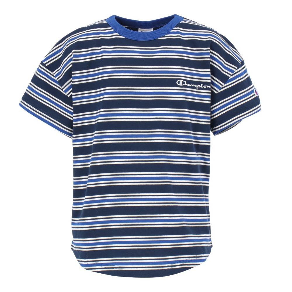 チャンピオン（CHAMPION）（キッズ）ジュニア ボーダーショートスリーブTシャツ CK-B325 386