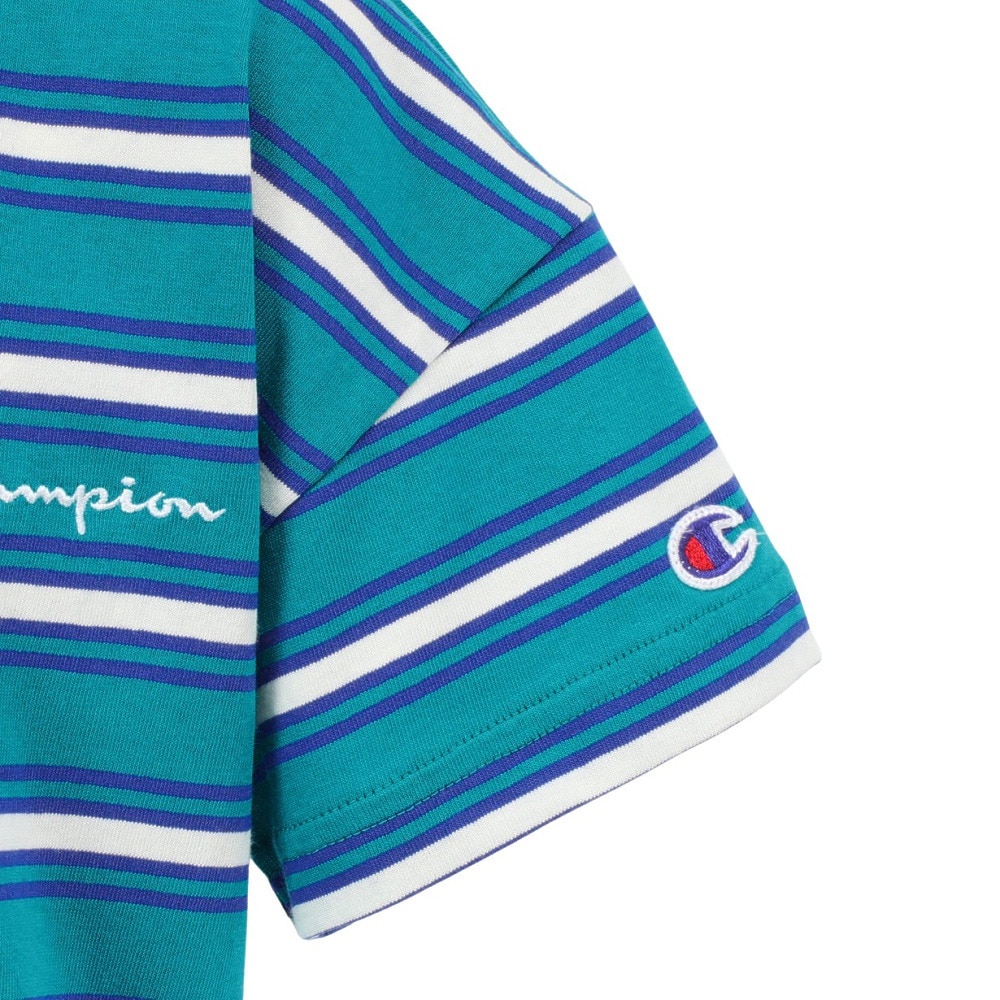 チャンピオン（CHAMPION）（キッズ）ジュニア ボーダー半袖Tシャツ CK-B325 428