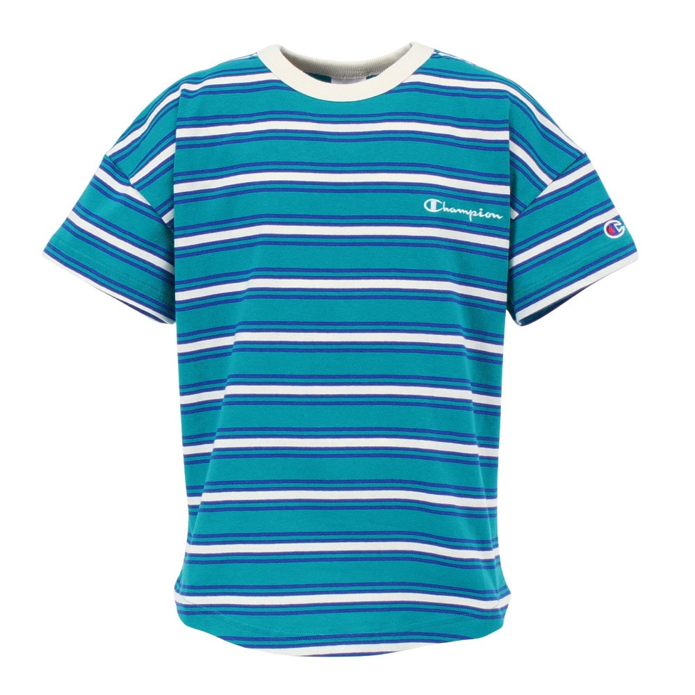 チャンピオン（CHAMPION）（キッズ）ジュニア ボーダー半袖Tシャツ CK-B325 428