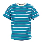 (キッズ)ジュニア ボーダー半袖Tシャツ CK-B325 428