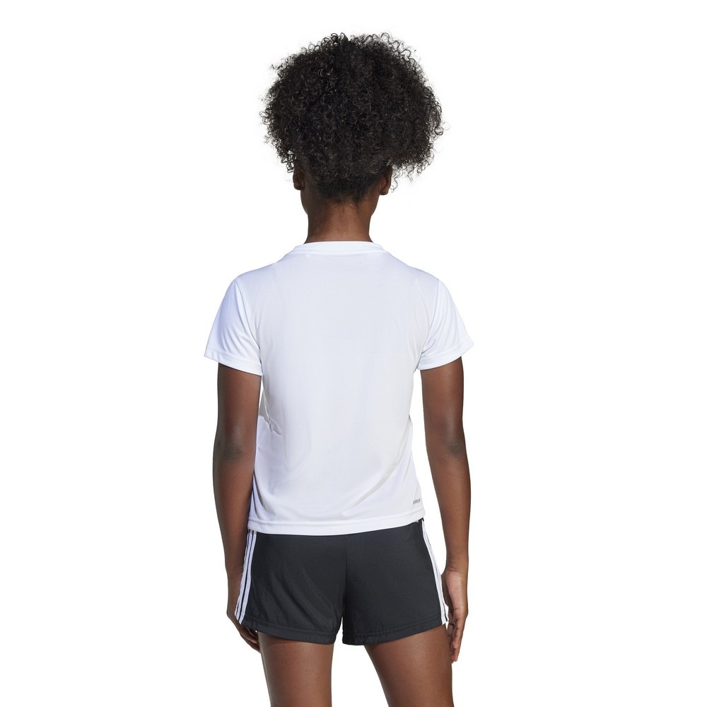 アディダス（adidas）（キッズ）ジュニア トレイン エッセンシャルズ レギュラーフィット ロゴ トレーニング 半袖Tシャツ JTH46-JJ1066